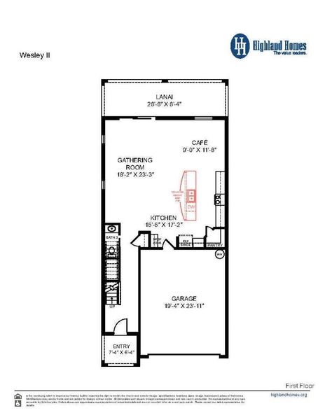 Wesley II - First Floor