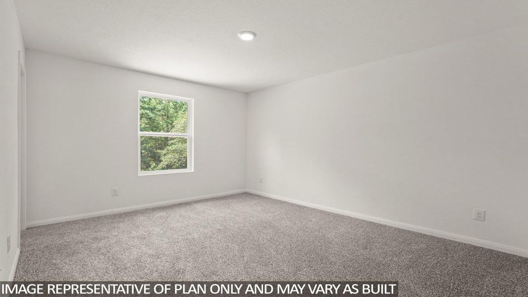 Spacious, unfurnished interior of a new home in McCrorey Trails, Conroe (Image 18).