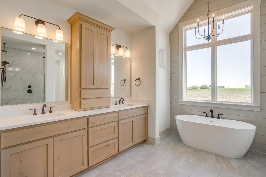 Representative furnished interior of a home built from the The Carley by Elmwood Custom Homes in Matthews Farm, Venus (Image 23).