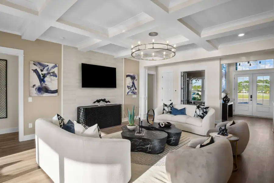 Representative furnished interior of a home built from the The Sandcastle by Chesapeake Homes in Coastal Club of the Carolinas, Calabash (Image 9).