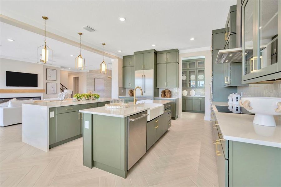 Furnished interior view inside a new home in Biscayne Landing at Seaire, Parrish (Image 43).