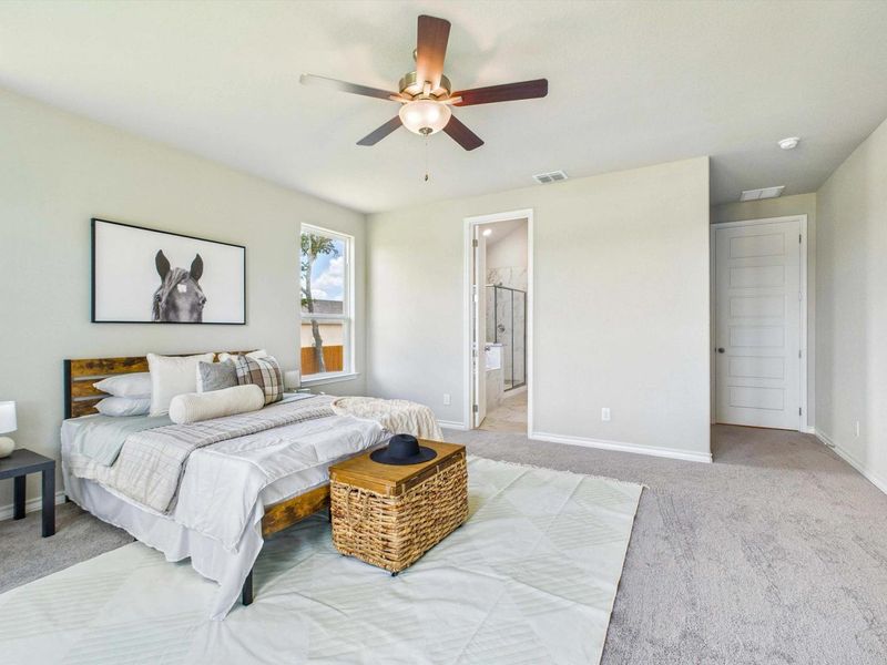Representative furnished interior of a home built from the The Foster E by Davidson Homes LLC in Potranco Oaks, Castroville (Image 31). Representative furnished interior of a home built from the The Foster E by Davidson Homes LLC in Potranco Oaks, Castroville (Image 31).