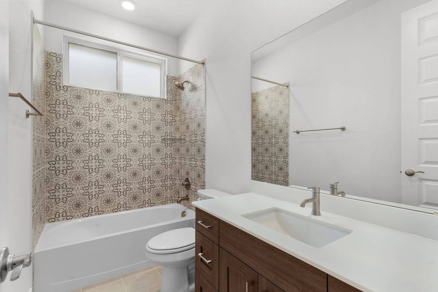 Furnished interior view inside a new home in University Heights, Round Rock (Image 5).