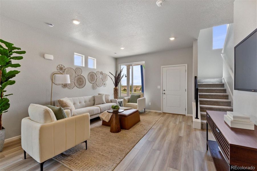 Furnished interior view inside a new home in , Aurora (Image 11).