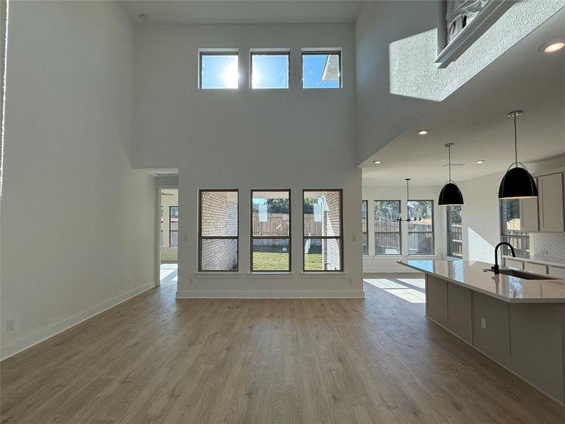 Family Room with soaring ceiling Family Room with soaring ceiling