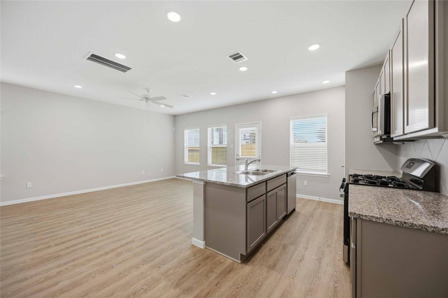Furnished interior view inside a new home in , Houston (Image 11). Furnished interior view inside a new home in , Houston (Image 11).