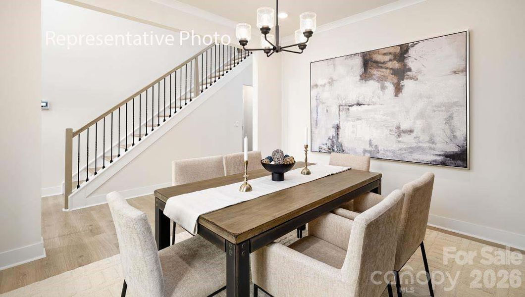 Furnished interior view inside a new home in Brantley, Mooresville (Image 21).