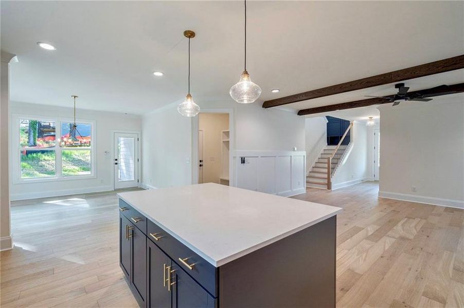 Furnished interior view inside a new home in , Atlanta (Image 15).