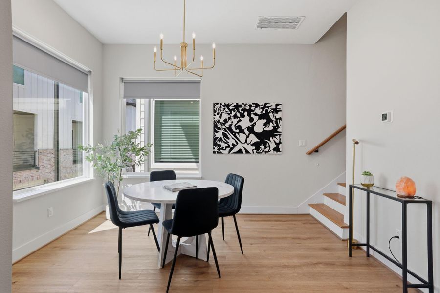 Furnished interior view inside a new home in , Houston (Image 15).