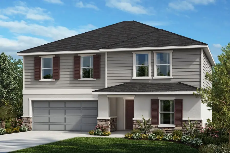 Exterior E with optional stone Exterior E with optional stone