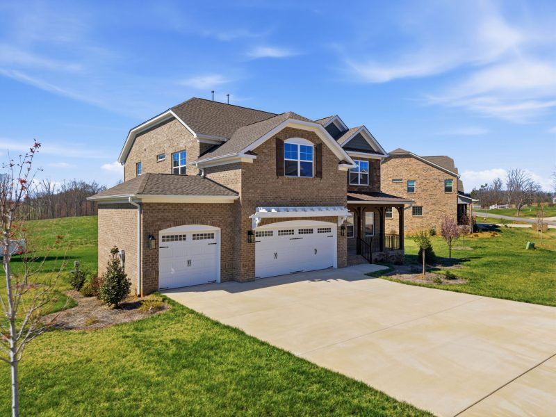 Representative exterior photo of a completed home built from the Fairfield Lux by Keystone Homes NC in Weybridge, Burlington, NC (Image 36).