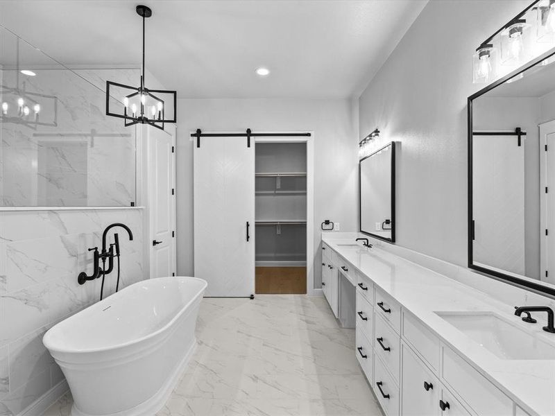 Furnished interior view inside a new home in , Alvord (Image 5).