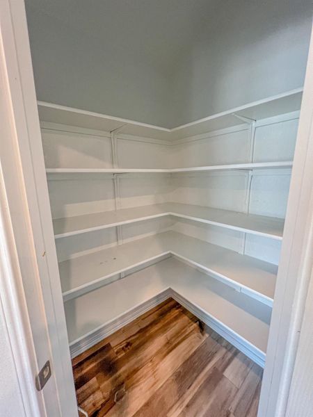 View of kitchen pantry