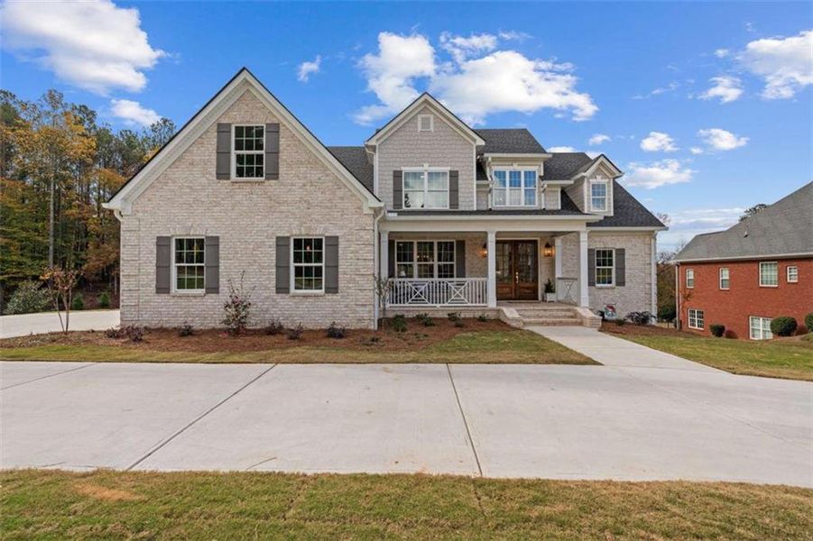 Front exterior of a new home in , Carrollton, GA, highlighting curb appeal (Image 31).