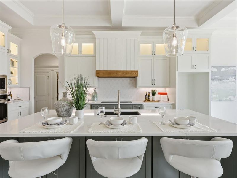 Furnished interior view inside a new home in , Granbury (Image 15).