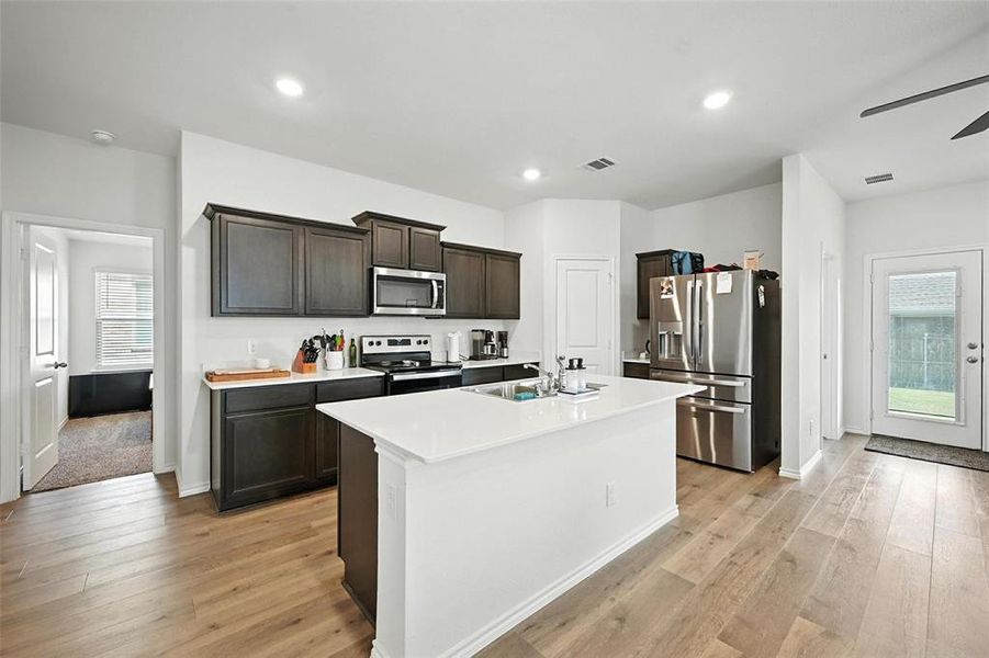 Furnished interior view inside a new home in , Sherman (Image 18).