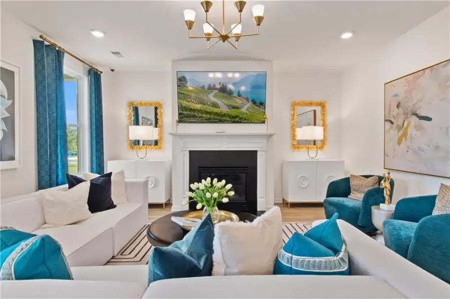 Furnished interior view inside a new home in Kingston, Locust Grove (Image 11).
