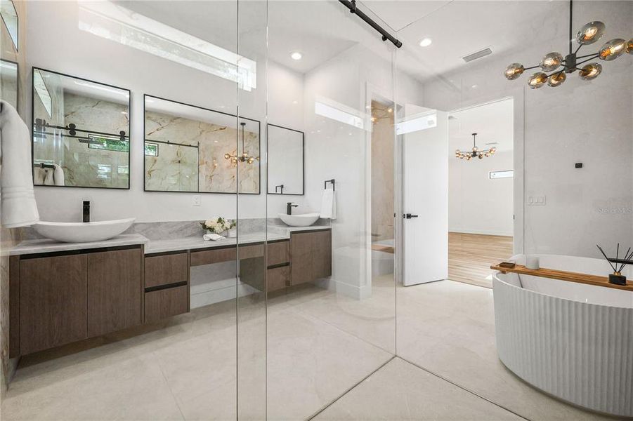 Furnished interior view inside a new home in , Tampa (Image 7).