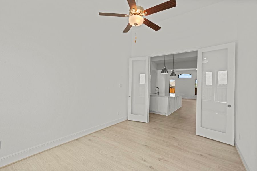 Spacious, unfurnished interior of a new home in Dunham Pointe, Cypress (Image 24). Spacious, unfurnished interior of a new home in Dunham Pointe, Cypress (Image 24).