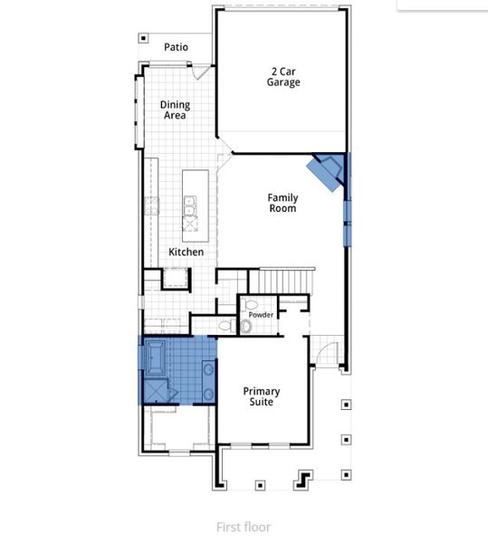 2D floor plan layout of this home in Mantua Point: 40ft. lots, Van Alstyne, TX (Image 4). 2D floor plan layout of this home in Mantua Point: 40ft. lots, Van Alstyne, TX (Image 4).