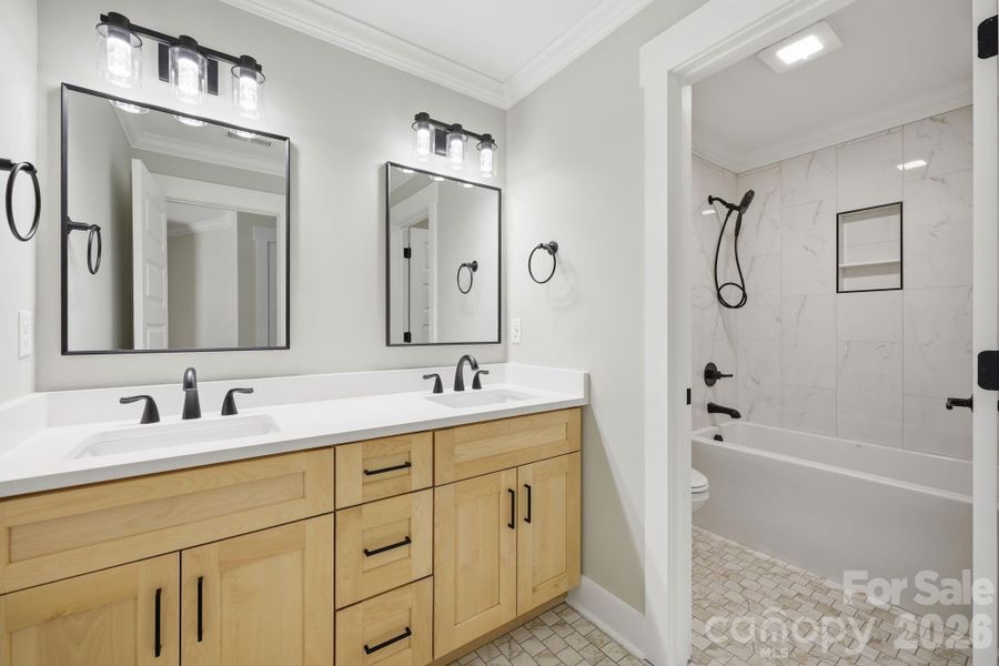 Furnished interior view inside a new home in , Lewisville (Image 7).