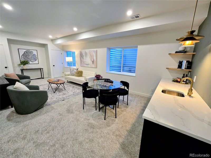 Furnished interior view inside a new home in , Denver (Image 17). Furnished interior view inside a new home in , Denver (Image 17).