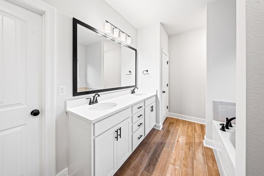 Furnished interior view inside a new home in Bird Song at Hammock Bay, Freeport (Image 10).