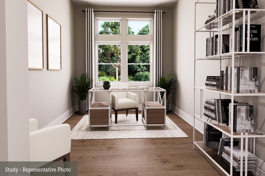 Representative furnished interior of a home built from the The Boston by David Weekley Homes in Briarley, Montgomery (Image 7). Representative furnished interior of a home built from the The Boston by David Weekley Homes in Briarley, Montgomery (Image 7).