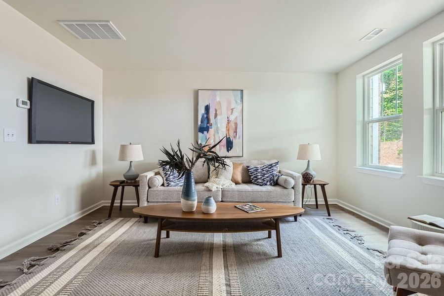 Furnished interior view inside a new home in , Charlotte (Image 29).