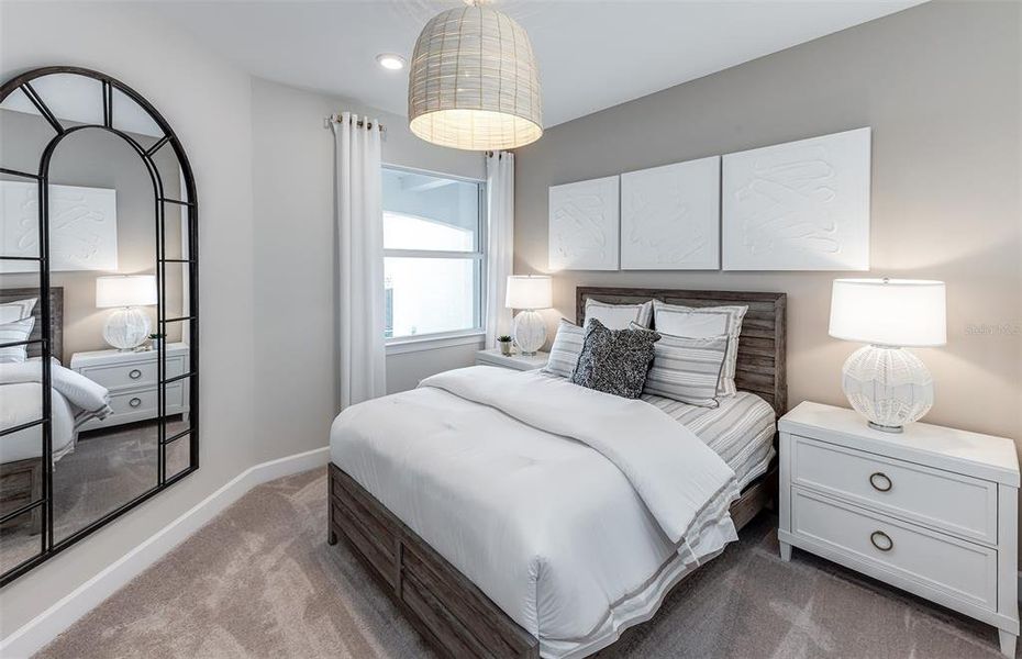 Furnished interior view inside a new home in BeachWalk by Manasota Key, Englewood (Image 7).