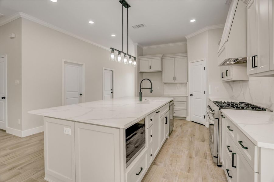 Furnished interior view inside a new home in , Houston (Image 10).