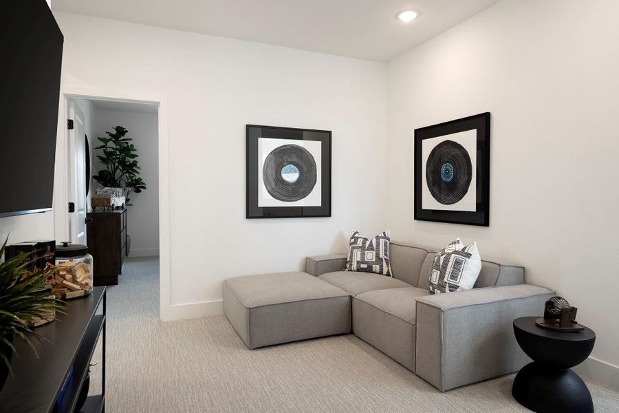 Furnished interior view inside a new home in Parkton Square, Kyle (Image 14). Furnished interior view inside a new home in Parkton Square, Kyle (Image 14).