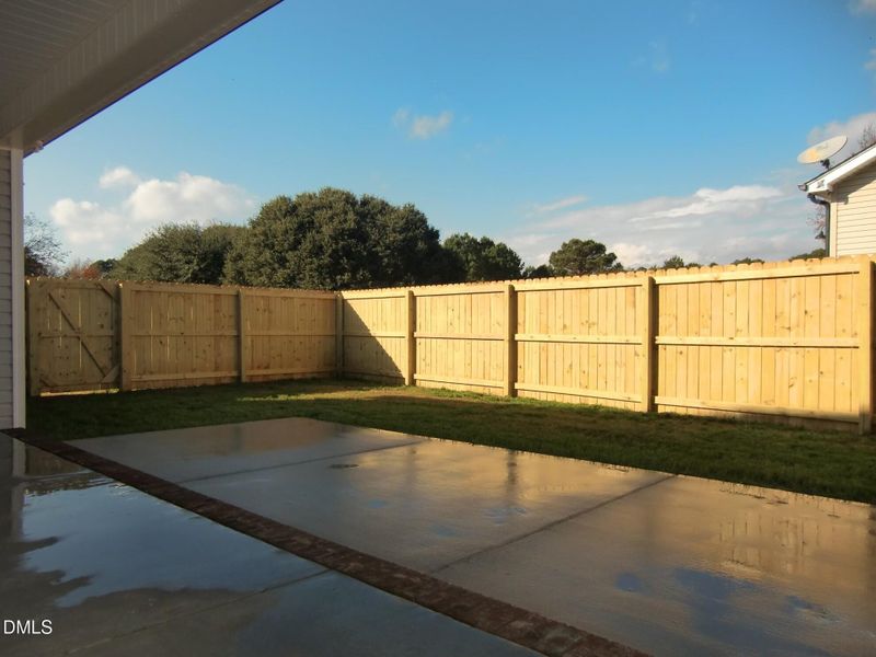 Fenced Patio STAGED 2 Fenced Patio STAGED 2