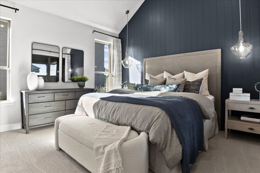 Furnished interior view inside a new home in La Terra at Uptown Celina, Celina (Image 9). Furnished interior view inside a new home in La Terra at Uptown Celina, Celina (Image 9).