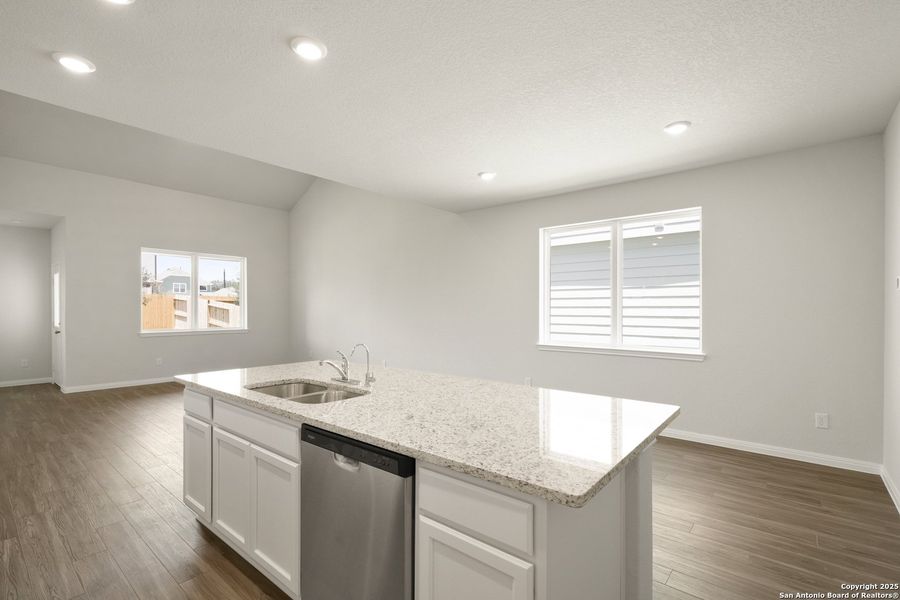 Furnished interior view inside a new home in Timber Creek, San Antonio (Image 11).