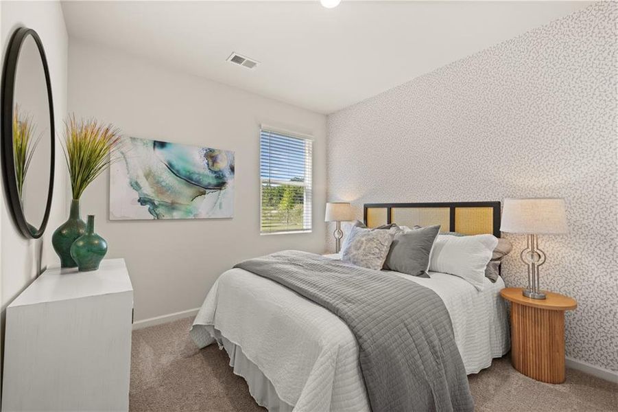 Furnished interior view inside a new home in Hillbrooke Preserve, Conyers (Image 12).