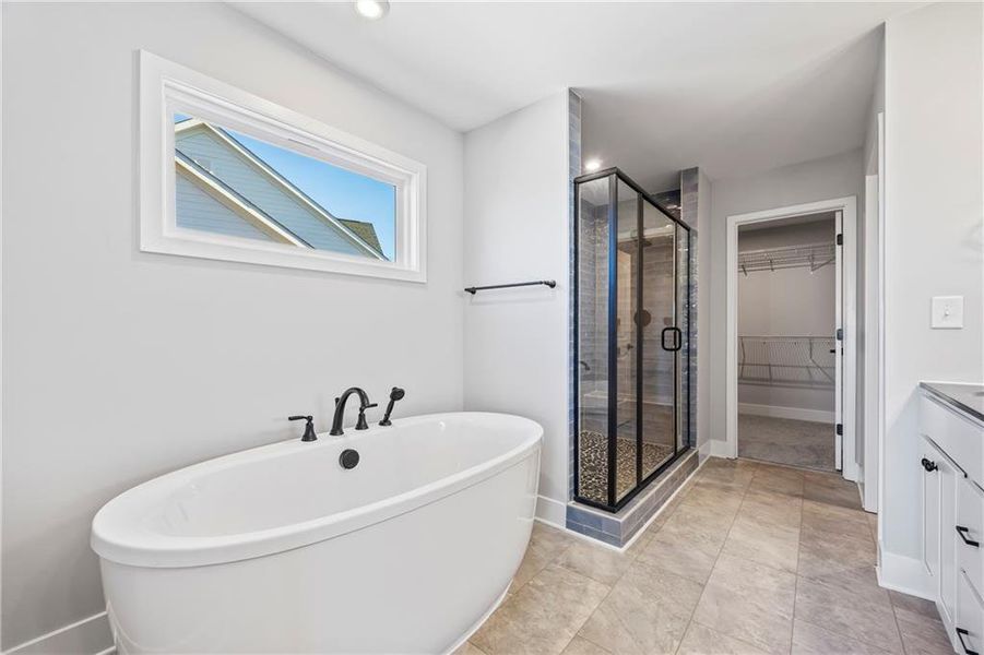 Furnished interior view inside a new home in , Hoschton (Image 11).