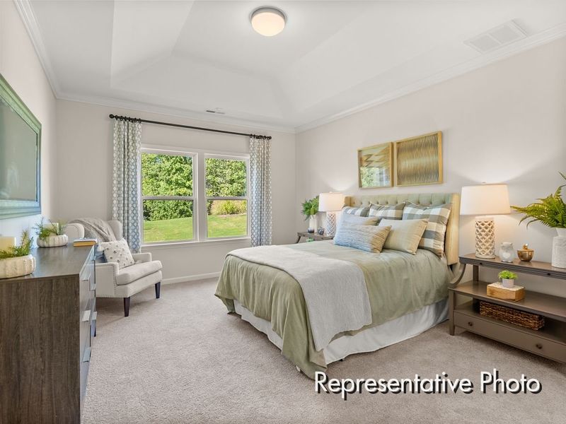 Furnished interior view inside a new home in Autumn Ridge, High Shoals (Image 7).
