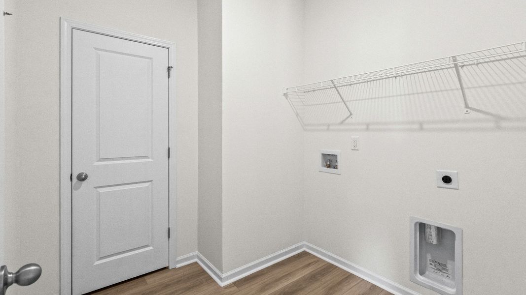 A convenient, organized laundry space designed for everyday ease A convenient, organized laundry space designed for everyday ease