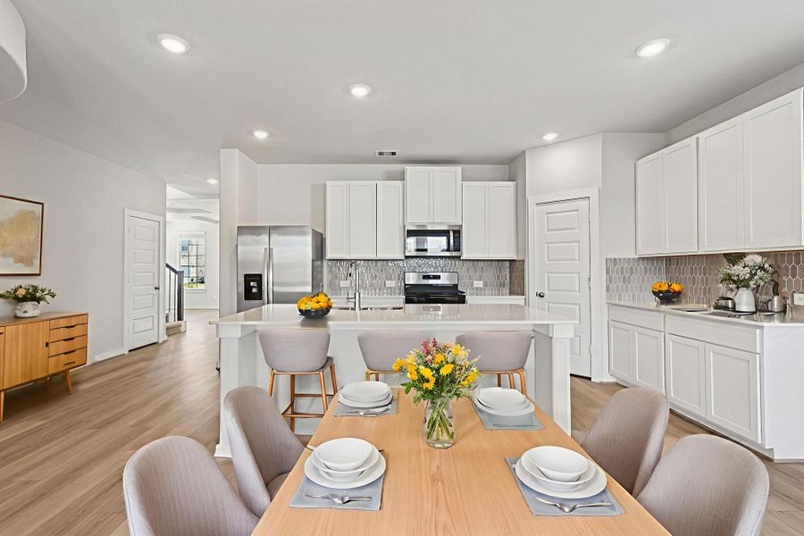 Photo is not of the actual home, but is an inspirational photo of builder’s model home and may depict options, furnishings, and/or decorator features that are not included