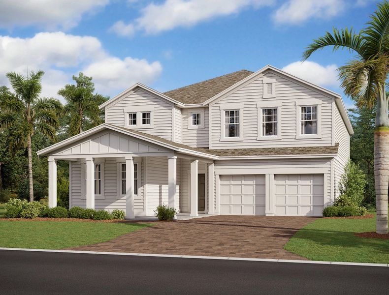 Representative exterior photo of a completed home built from the Duval II by Ashton Woods in Trailside, Mount Dora, FL (Image 23).