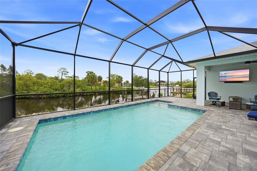Exterior details and patio area of a home in , Port Charlotte (Image 26). Exterior details and patio area of a home in , Port Charlotte (Image 26).