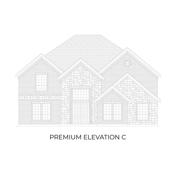 Representative rendering of the exterior for the Northhaven FSW by First Texas Homes (Image 5).