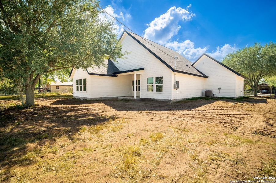 Exterior details and patio area of a home in , Lytle (Image 11). Exterior details and patio area of a home in , Lytle (Image 11).