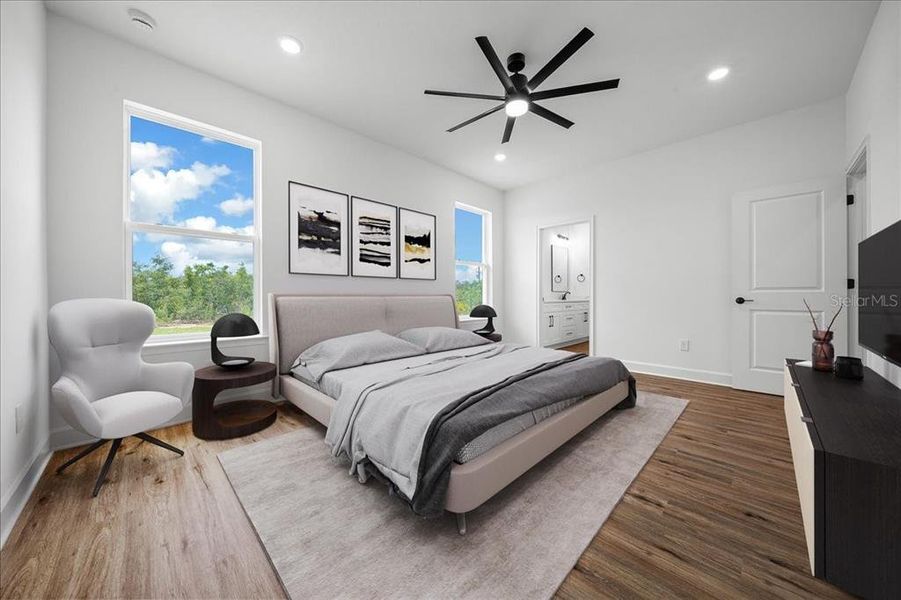 Furnished interior view inside a new home in , Weeki Wachee (Image 19). Furnished interior view inside a new home in , Weeki Wachee (Image 19).