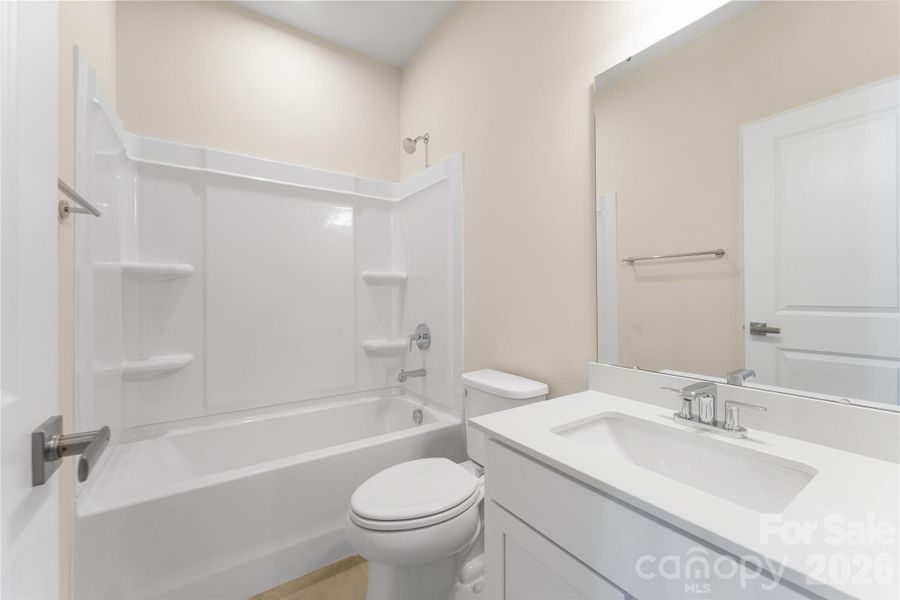 Furnished interior view inside a new home in Stowe Branch Townhomes, Charlotte (Image 8). Furnished interior view inside a new home in Stowe Branch Townhomes, Charlotte (Image 8).