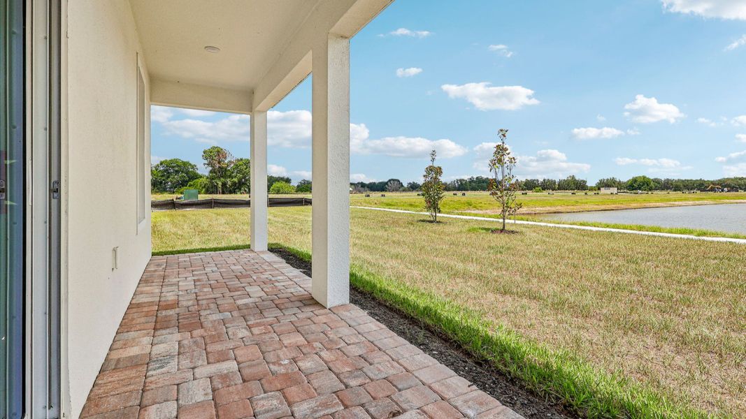 Buttonwood Floor Plan View of the Lake from Covered back porch