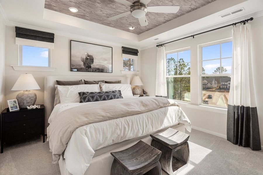 Furnished interior view inside a new home in Silverstone, Knightdale (Image 3).
