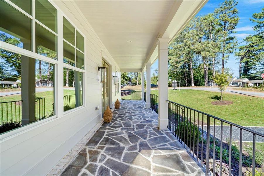 Exterior details and patio area of a home in , Brookhaven (Image 3).