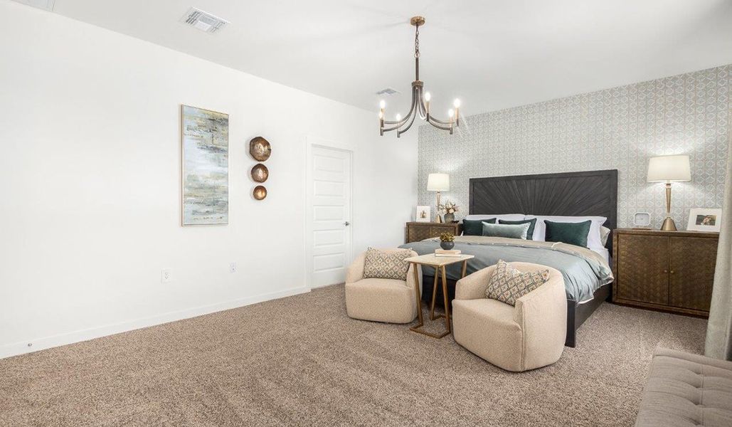 Furnished interior view inside a new home in Entrada Del Toro at Rancho Sahuarita, Sahuarita (Image 16). Furnished interior view inside a new home in Entrada Del Toro at Rancho Sahuarita, Sahuarita (Image 16).